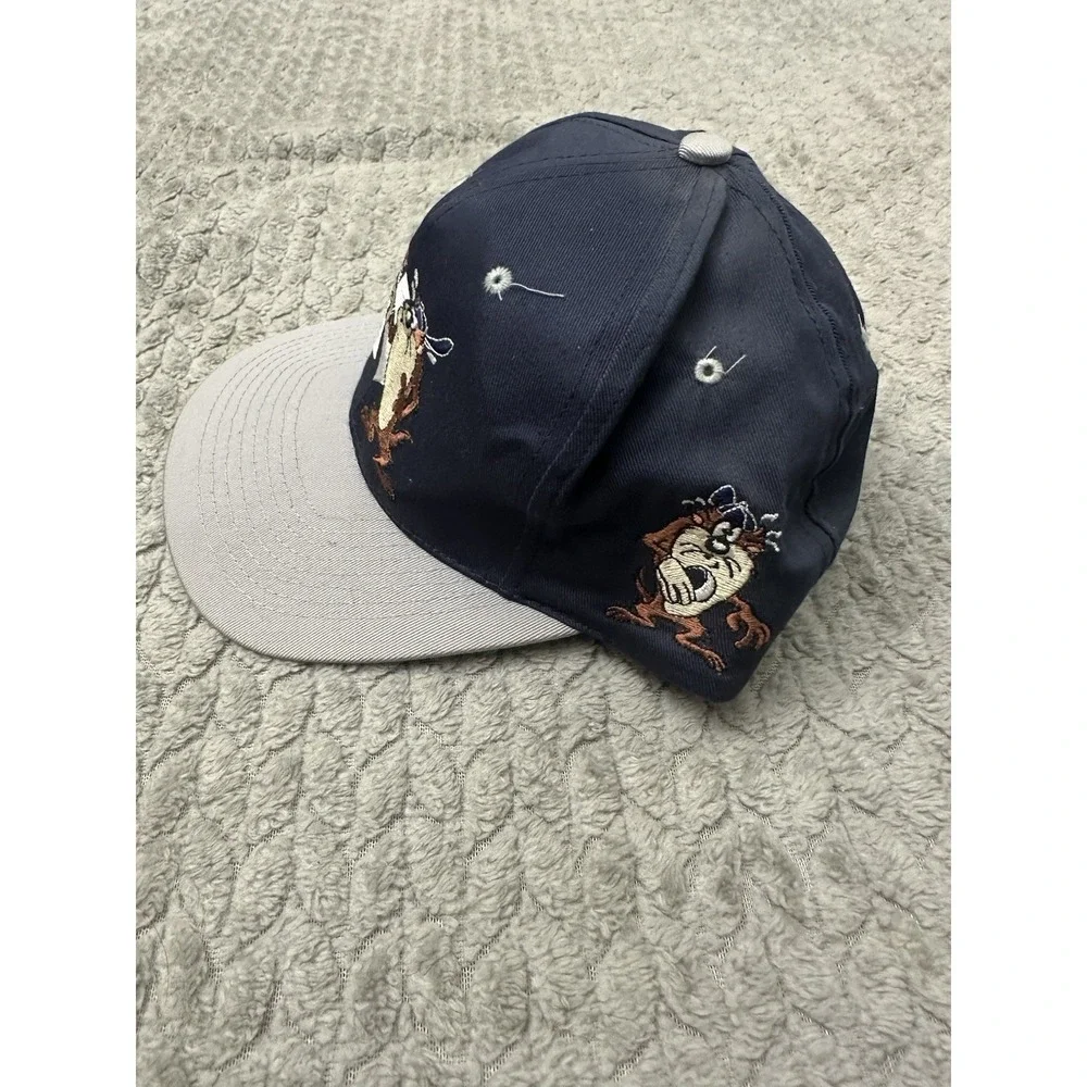 Vintage New York Yankees Hat Cap Snap Back Mens MLB Baseball Taz 90s